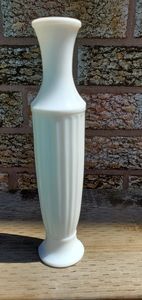 Tall milk glass vase..deco feel